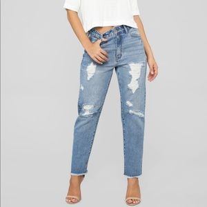 Simple Things High Rise BoyFriend Jeans